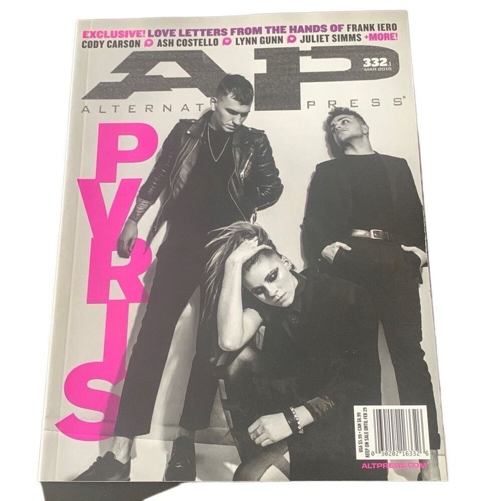 Alternative Press AP March 2016 Issue #333.1 Pyris Lynn Gunn Ash Costello